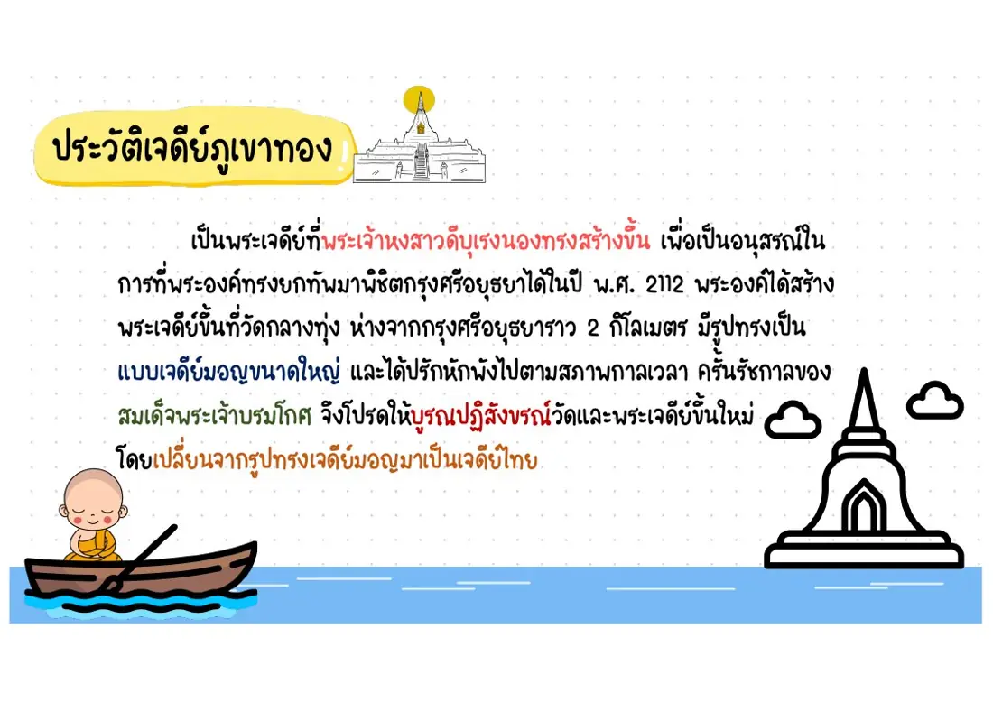 ประวัติเจดีย์ภูเขาทอง